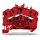 Wago 2002-6303 3-Leiter-Durchgangsklemme 2,5 mm² rot