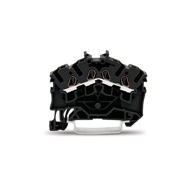 Wago 2002-6405 4-Leiter-Durchgangsklemme 2,5 mm² schwarz