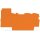 Wago 2002-7292 Abschluss- und Zwischenplatte 0,8 mm dick orange