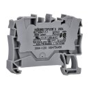Wago 2004-1201 2-Leiter-Durchgangsklemme 4 mm² grau