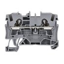 Wago 2004-1201 2-Leiter-Durchgangsklemme 4 mm² grau