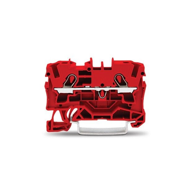 Wago 2004-1203 2-Leiter-Durchgangsklemme 4 mm² rot