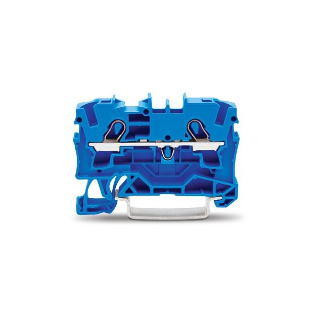 Wago 2004-1204 2-Leiter-Durchgangsklemme 4 mm² blau