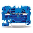 Wago 2004-1204 2-Leiter-Durchgangsklemme 4 mm² blau