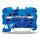 Wago 2004-1204 2-Leiter-Durchgangsklemme 4 mm² blau