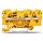 Wago 2004-1306 3-Leiter-Durchgangsklemme 4 mm² gelb