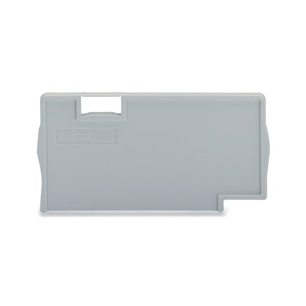 Wago 2004-1393 Trennwand 2 mm dick überstehend grau