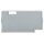 Wago 2004-1393 Trennwand 2 mm dick überstehend grau