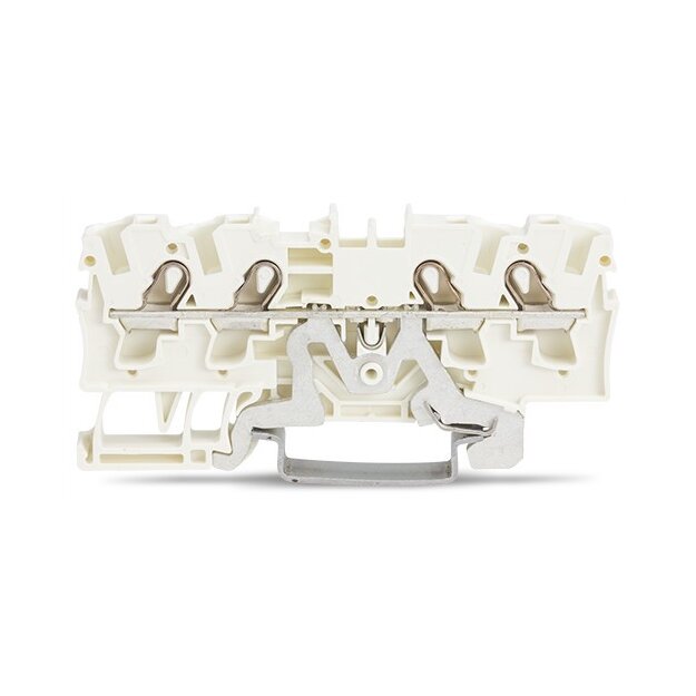 Wago 2004-1408 4-Leiter-Schirmleiterklemme 4 mm² weiß