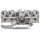 Wago 2004-1411/1000-401 Bauelementklemme 4 Leiter mit Diode 1N5408 Anode rechts 4 mm² grau