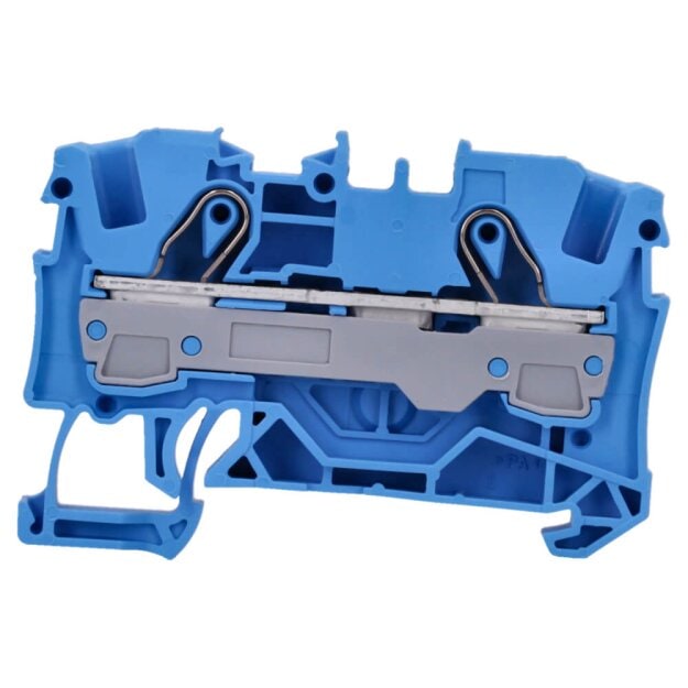 Wago 2006-1204 2-Leiter-Durchgangsklemme 6 mm² blau