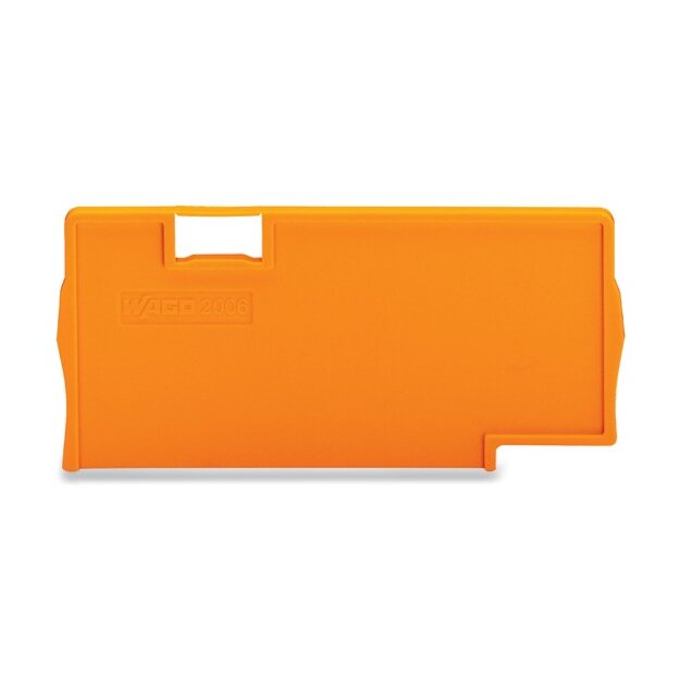 Wago 2006-1394 Trennwand 2 mm dick überstehend orange