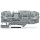 Wago 2006-1661 2-Leiter-Basisklemme 6 mm² grau