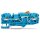 Wago 2006-1674 2-Leiter-Trennklemme mit schwenkbarem Trennmesser 6 mm² blau