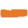 Wago 2006-8692 Abschluss- und Zwischenplatte 1 mm dick orange