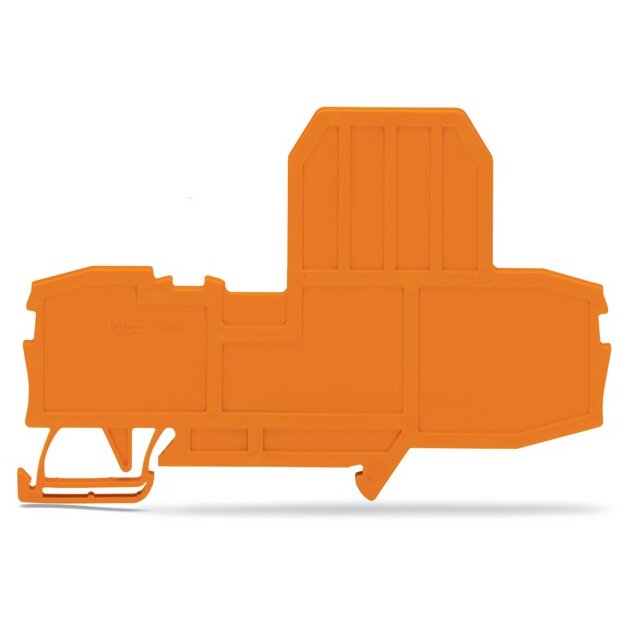 Wago 2006-992 Endplatte für Sicherungsklemmen 2 mm dick orange