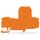 Wago 2006-992 Endplatte für Sicherungsklemmen 2 mm dick orange