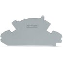 Wago 2007-8893 Abschluss- und Trennplatte 1,5 mm dick grau