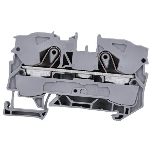 Wago 2010-1201 2-Leiter-Durchgangsklemme 10 mm² grau