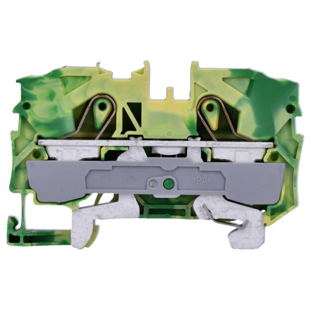 Wago 2010-1207 2-Leiter-Schutzleiterklemme 10 mm² grün-gelb