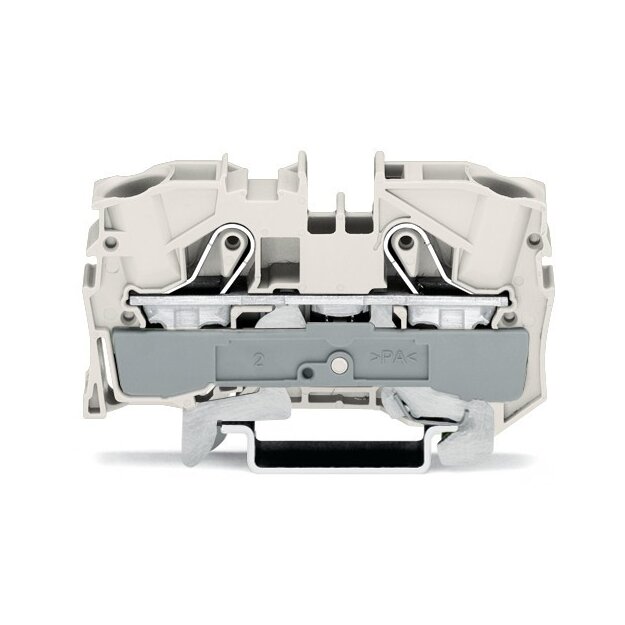 Wago 2010-1208 2-Leiter-Schirmleiterklemme 10 mm² weiß