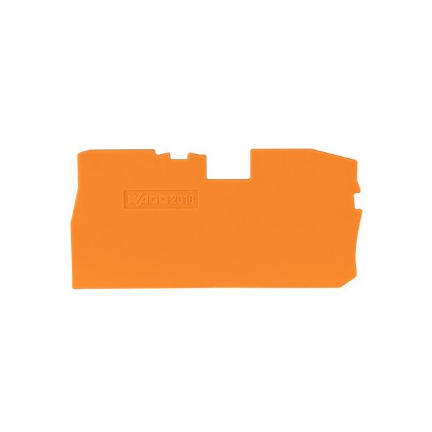 Wago 2010-7192 Abschluss- und Zwischenplatte 1 mm dick orange