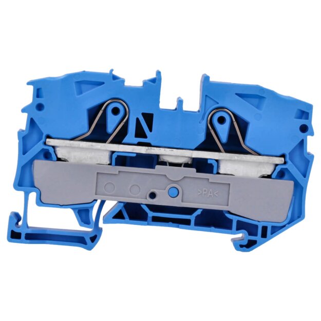Wago 2016-1204 2-Leiter-Durchgangsklemme 16 mm² blau