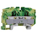 Wago 2016-1207 2-Leiter-Schutzleiterklemme 16 mm² grün-gelb