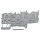 Wago 2020-1401 2-Leiter/2-Pin-Basisklemme 1 mm² grau