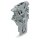 Wago 2020-181 1-Leiter-Federleisten-Endmodul 1,5 mm² 1-polig grau