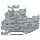 Wago 2020-2231 1-Leiter/1-Pin-Doppelstock-Basisklemme L/L 1 mm² grau