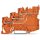 Wago 2020-5372 3-Leiter-Initiatoreneinspeiseklemme für PNP (plus)-schaltende Initiatoren 1 mm² orange