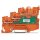 Wago 2020-5372/1102-953 3-Leiter-Initiatoreneinspeiseklemme LED grün 1 mm² orange