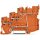 Wago 2020-5377/102-000 3-Leiter-Aktoreneinspeiseklemme für PNP-(plus-)schaltende Aktoren mit PE-Anschluss 1 mm² orange