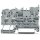 Wago 2022-1304 2-Leiter/1-Pin-Basisklemme 2,5 mm² blau