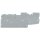 Wago 2022-1491 Abschluss- und Zwischenplatte 1 mm dick grau