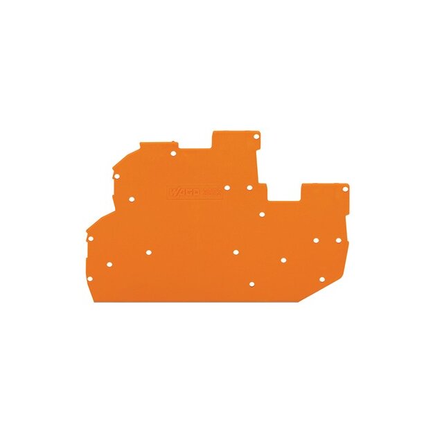 Wago 2022-2292 Abschluss- und Zwischenplatte 1 mm dick orange