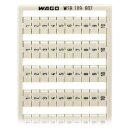 Wago 209-602 WSB-Beschriftungskarte 1 ... 10 (10x)...