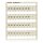 Wago 209-958 WSB-Beschriftungskarte 1A, 1B, ..., 1G, 1H, ... bis 10A, 10B, ..., 10G, 10H, (je 1x) Aufdruck senkrecht weiß
