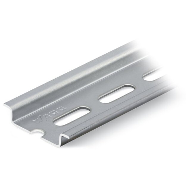 Wago 210-115 Stahltragschiene 35 x 7,5 mm 1 mm dick 2 m lang gelocht