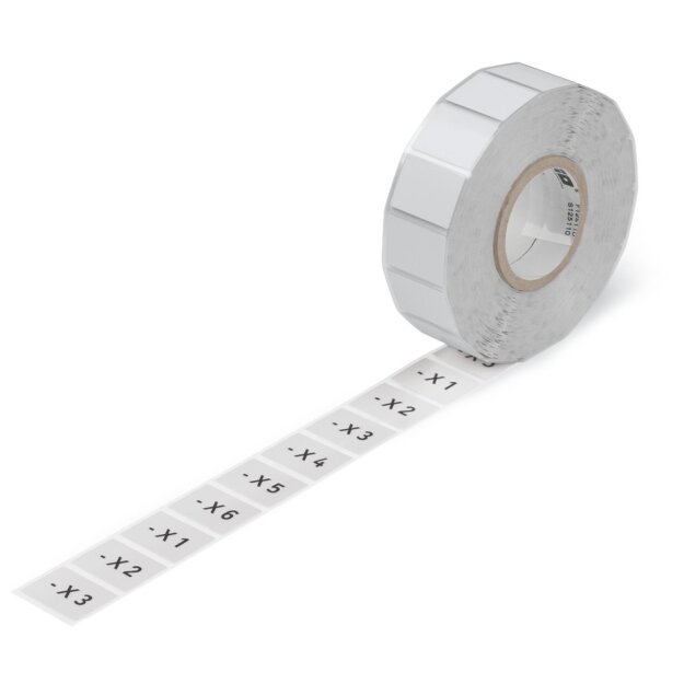 Wago 210-847 Tasterschilder 22 x 22 mm silberfarben