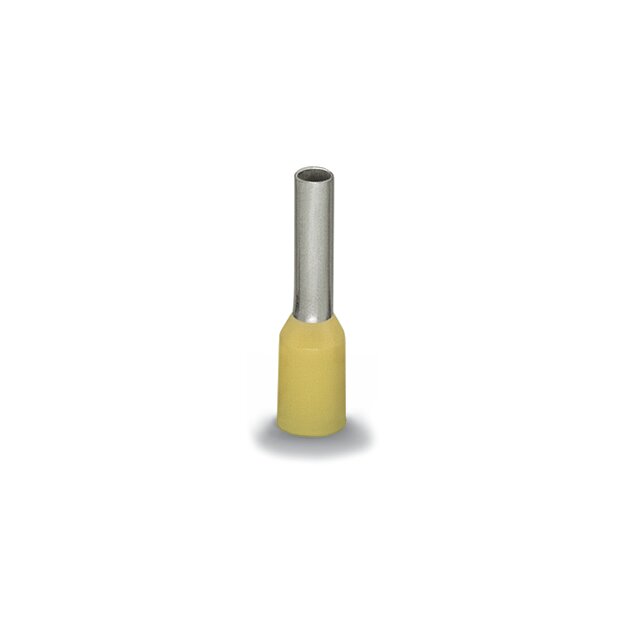 Wago 216-205 Aderendhülse Hülse für 2,08 mm² / AWG 14 mit Kunststoffkragen gelb