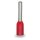 Wago 216-243 Aderendhülse Hülse für 1 mm² / AWG 18 mit Kunststoffkragen rot