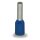Wago 216-246 Aderendhülse Hülse für 2,5 mm² / AWG 14 mit Kunststoffkragen blau