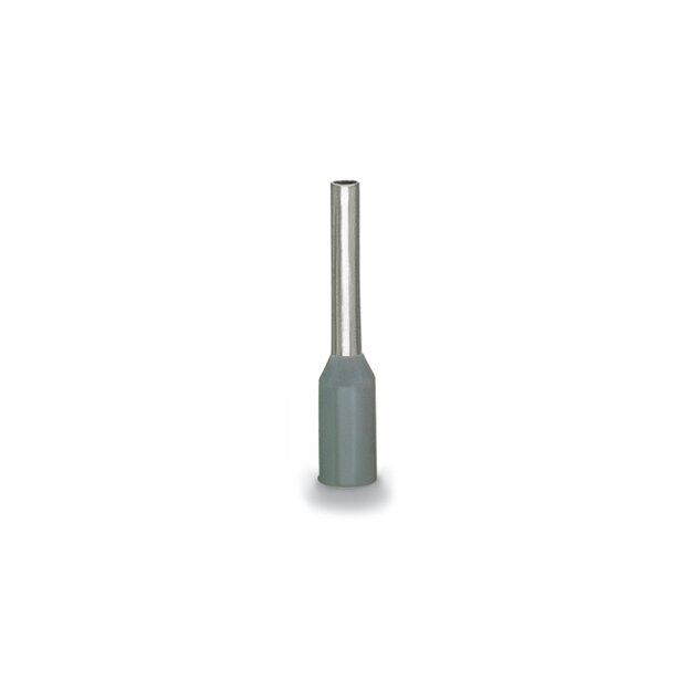 Wago 216-262 Aderendhülse Hülse für 0,75 mm² / AWG 18 mit Kunststoffkragen grau