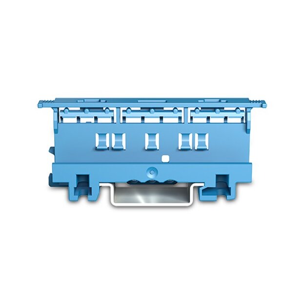 Wago 221-500/000-006 Befestigungsadapter Serie 221 - 4 mm² blau