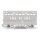 Wago 221-501 Befestigungsadapter Serie 221 - 4 mm² lichtgrau