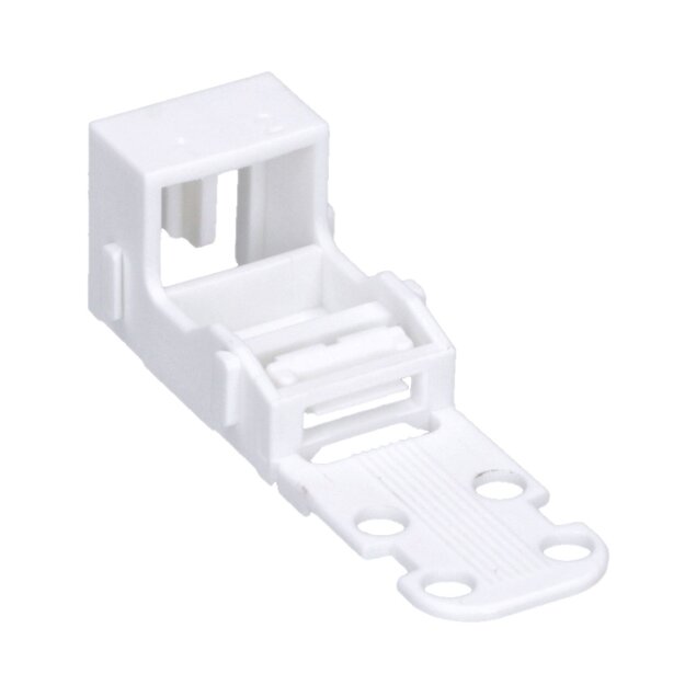 Wago 221-502 Befestigungsadapter für 2-Leiter-Klemmen Serie 221 - 4 mm² weiß