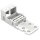 Wago 221-513 Befestigungsadapter für 3-Leiter-Klemmen Serie 221 - 4 mm² weiß