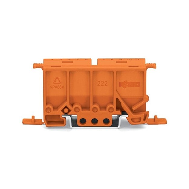 Wago 222-500 Befestigungsadapter Serie 222 orange